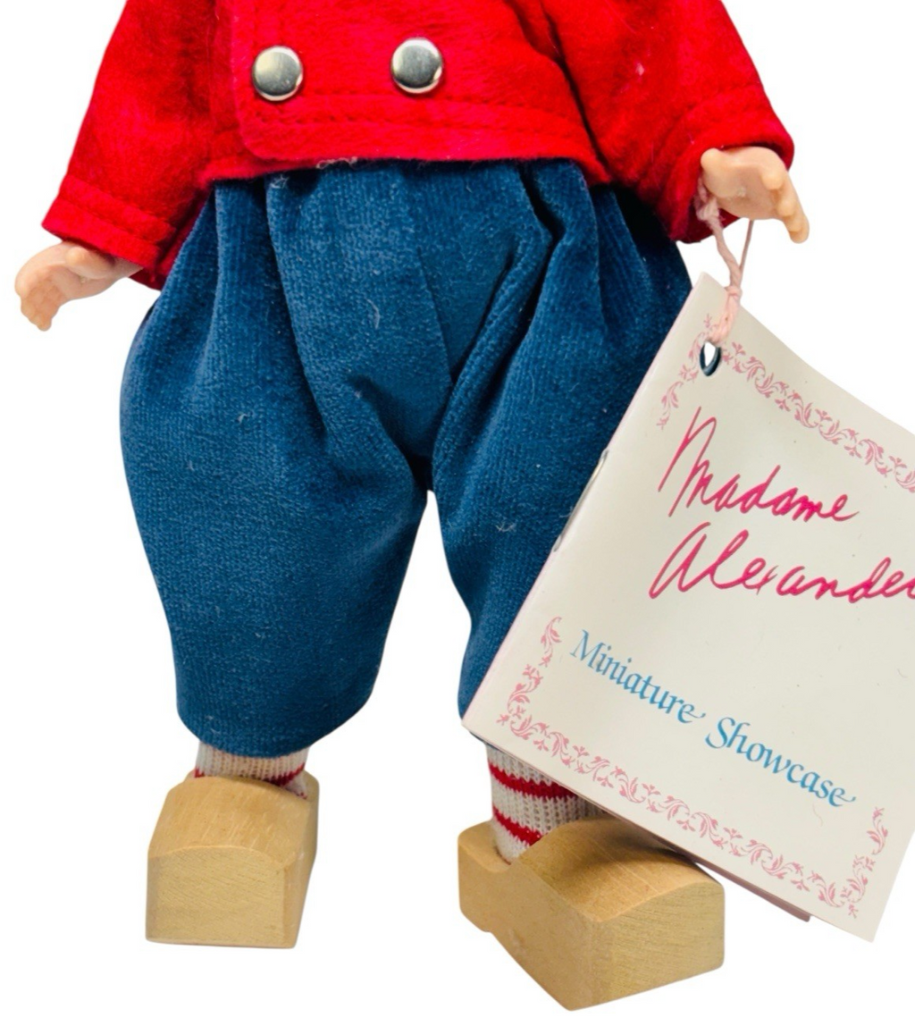 1987 Madame Alexander 8” Doll Netherlands Boy 577 Blonde Dutch Attire Wood Shoes3