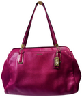 WOW Coach Madison Kimberly Carry All Leather Satchel Bag "Vibrant Magenta".0
