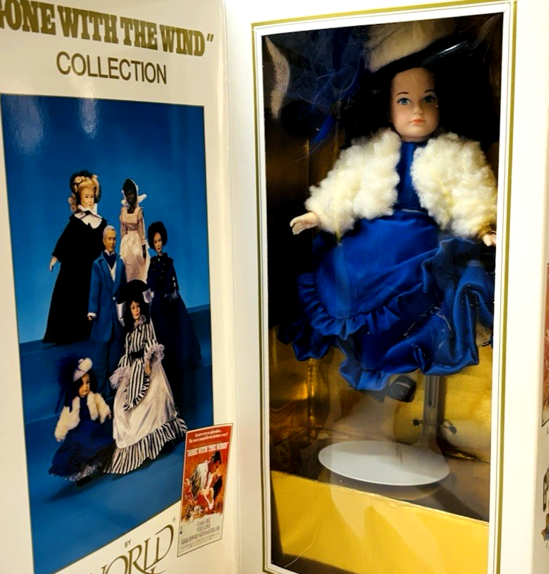 1989 GONE WITH THE WIND 50th Anniversary ed. Portrait Doll BONNIE BLUE 8” New2