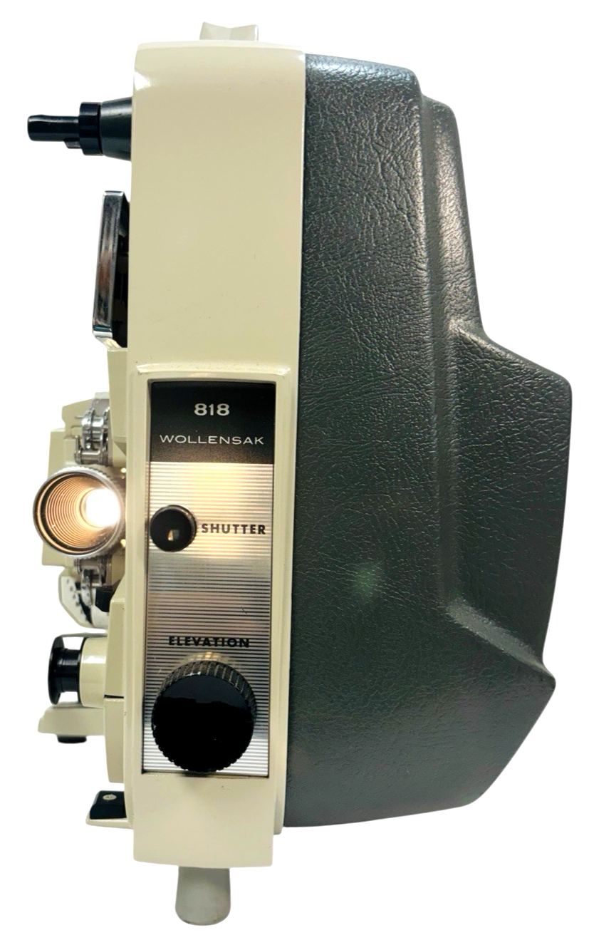Vintage Wollensak 8mm Projector Model 818 - 300 W AC 50/60 CY 115V-120V,  WORKS.3
