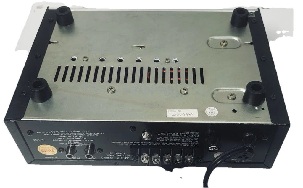 VTG Realistic MPA-20 120V/12V Solid State P.A. Amplifier In Excellent Conditions6