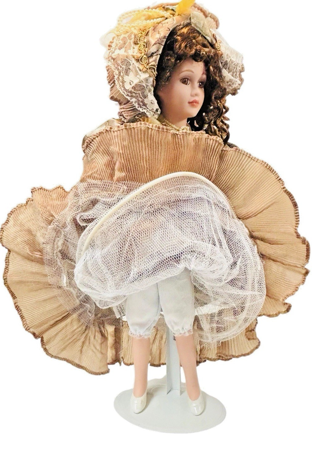 Vintage Duck House Heirloom Porcelain Doll 18" With Original Box9