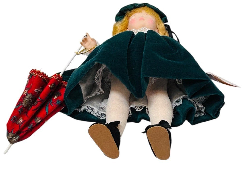 1980s Madame Alexander 14” Doll 1568 "Bellows' Anne" W/Japanese Parasol.7