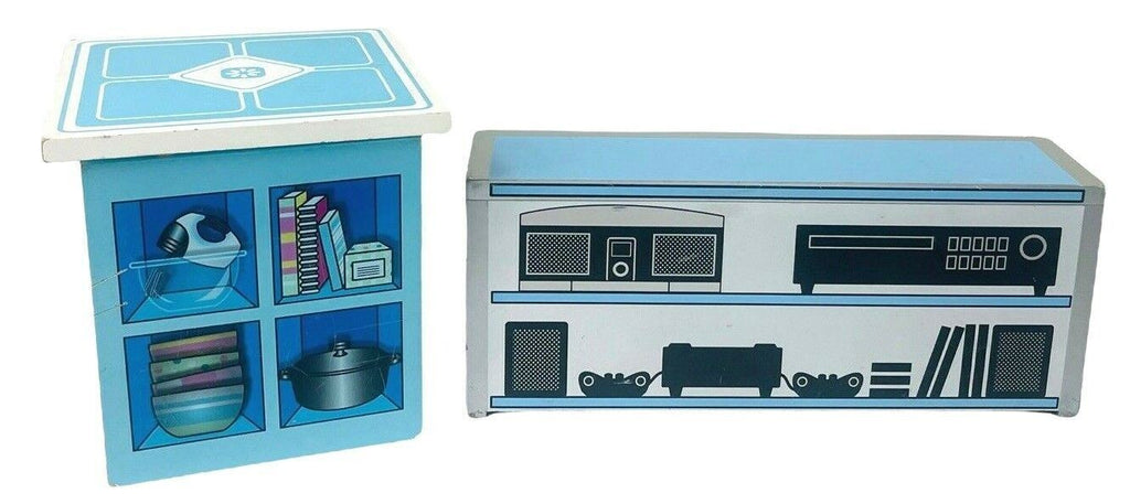 Wood Dollhouse Furniture Handcrafted SZ: LargePLEASE SEE DESCRIPTION Lot of 63