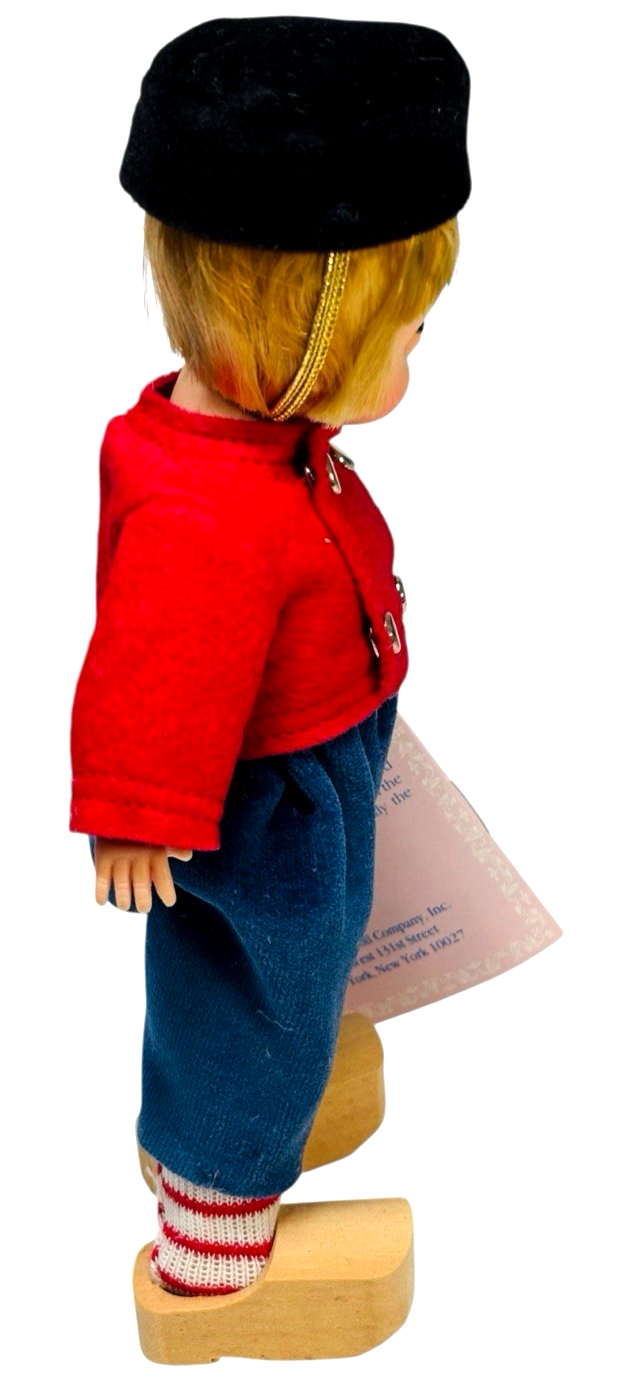 1987 Madame Alexander 8” Doll Netherlands Boy 577 Blonde Dutch Attire Wood Shoes5