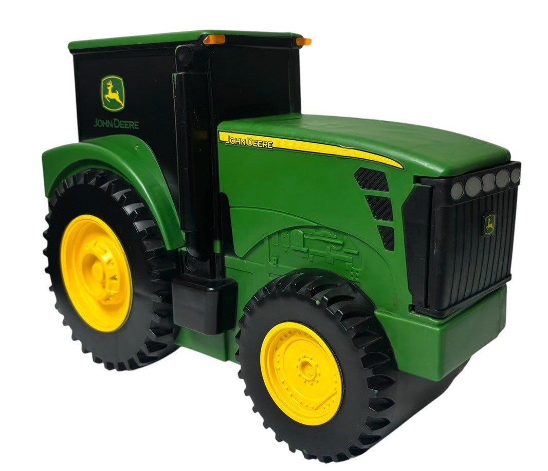 John Deere Toy Tractor Shaped Storage Carrying Case For Farm Vehicles ERTL0