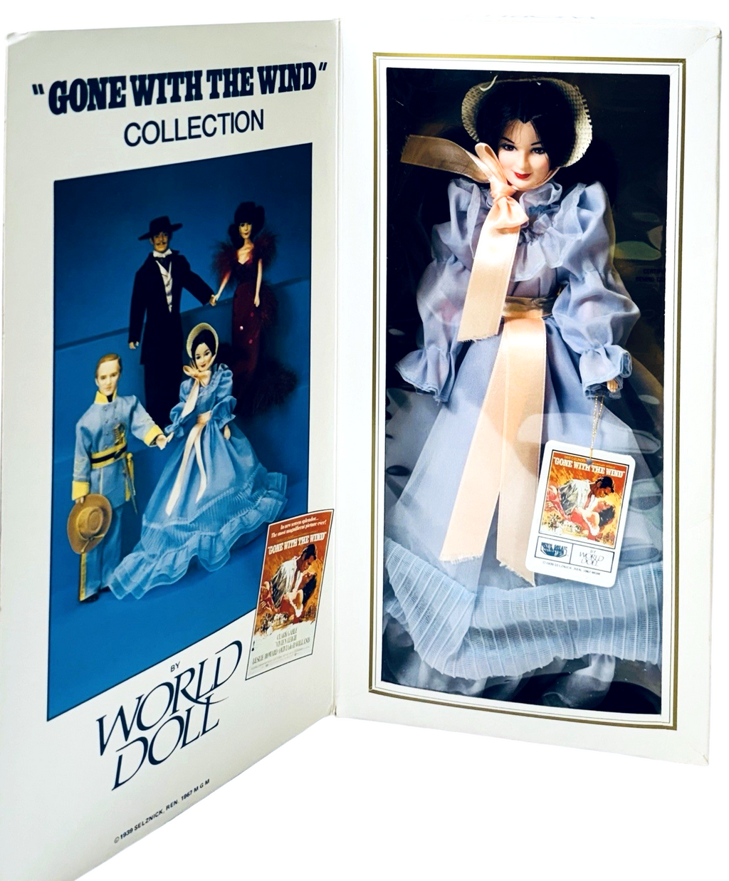 1989 WORLD DOLL GONE WITH THE WIND 50th Anniversary Melanie Doll, NIB.0