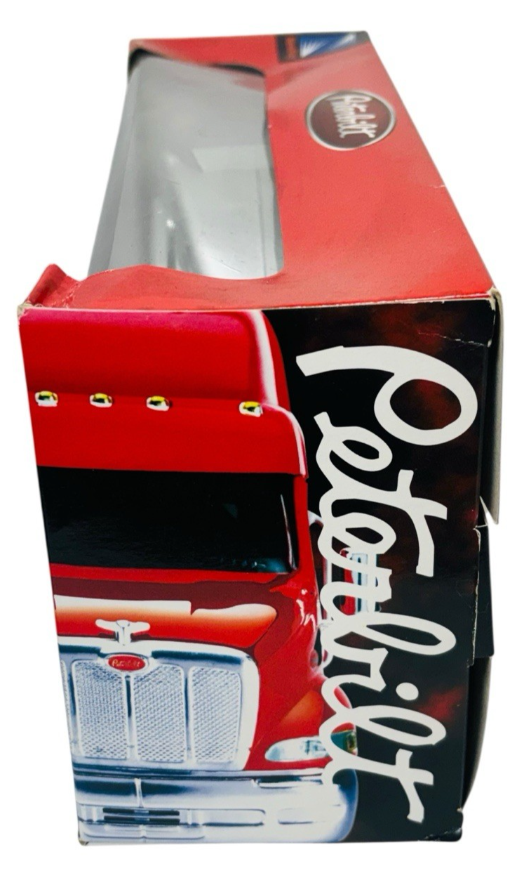 NEW-RAY Peterbilt Semi Truck 1:32 Die-Cast Scale, Color: Silver4