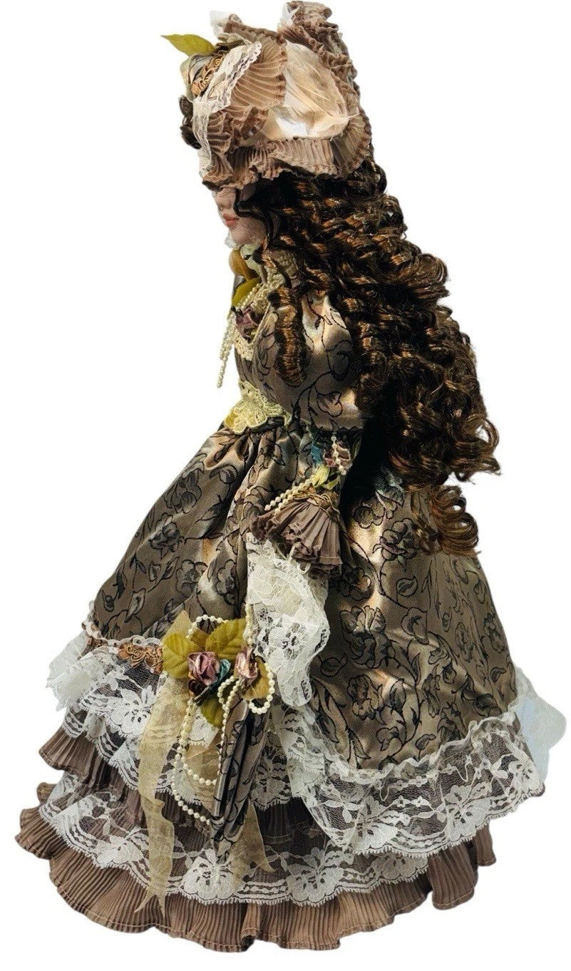 Vintage Duck House Heirloom Porcelain Doll 18" With Original Box5