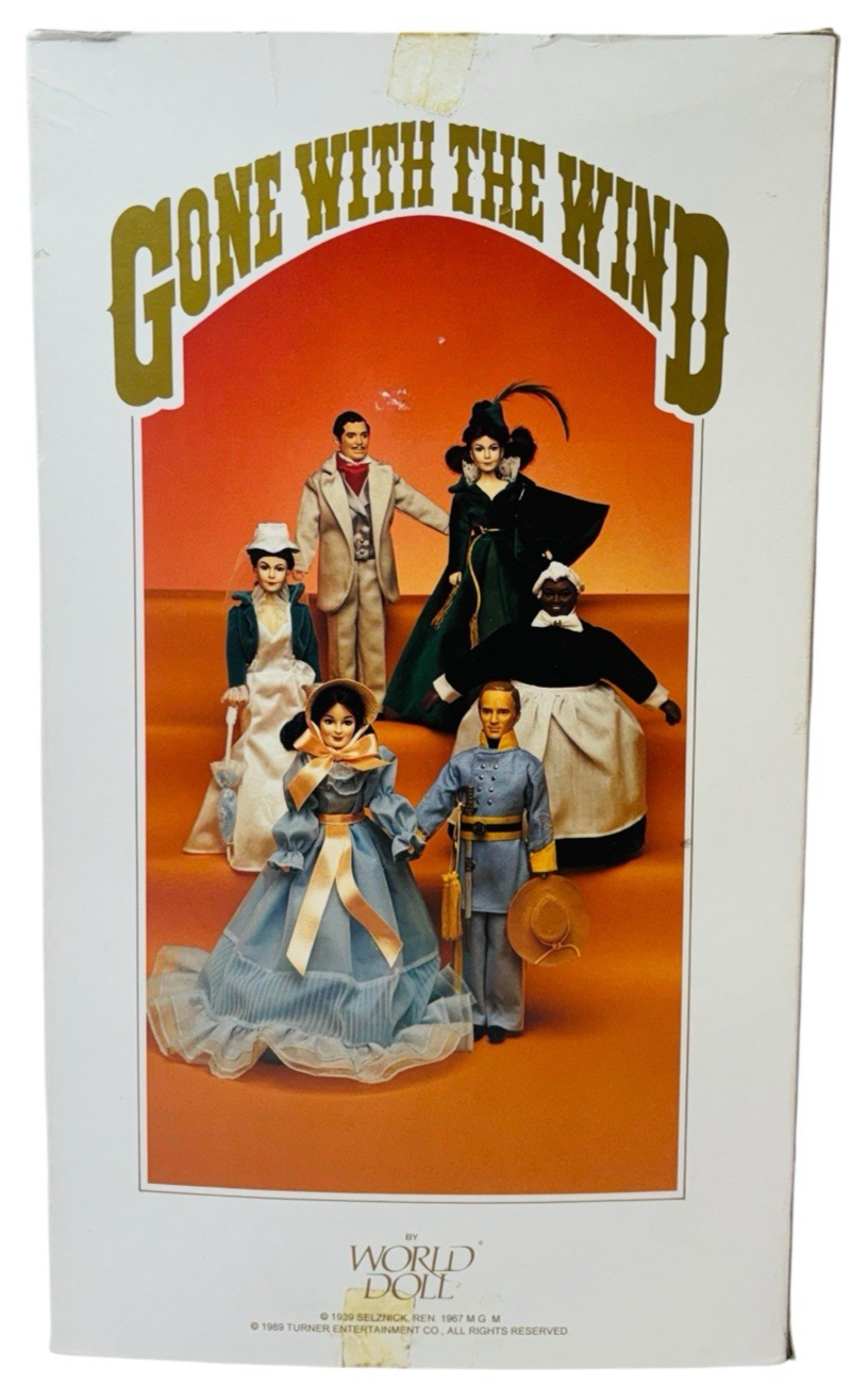 1989 GONE WITH THE WIND 50th Anniversary ed. Portrait Doll RHETT BUTLER 11” NRFB6