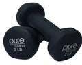 Pure Fitness 2 lb. Neoprene Dumbbells, Preowned.0