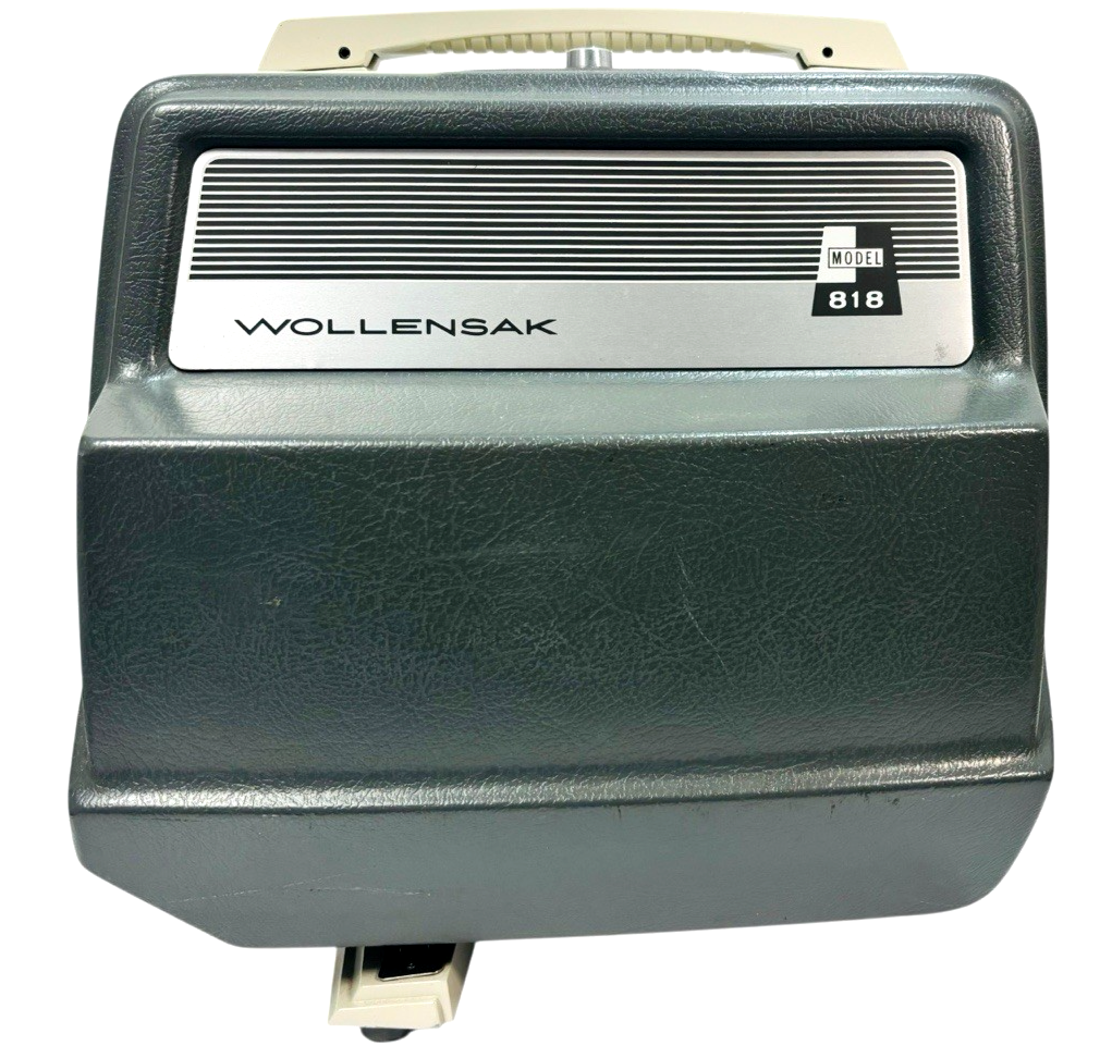 Vintage Wollensak 8mm Projector Model 818 - 300 W AC 50/60 CY 115V-120V,  WORKS.10