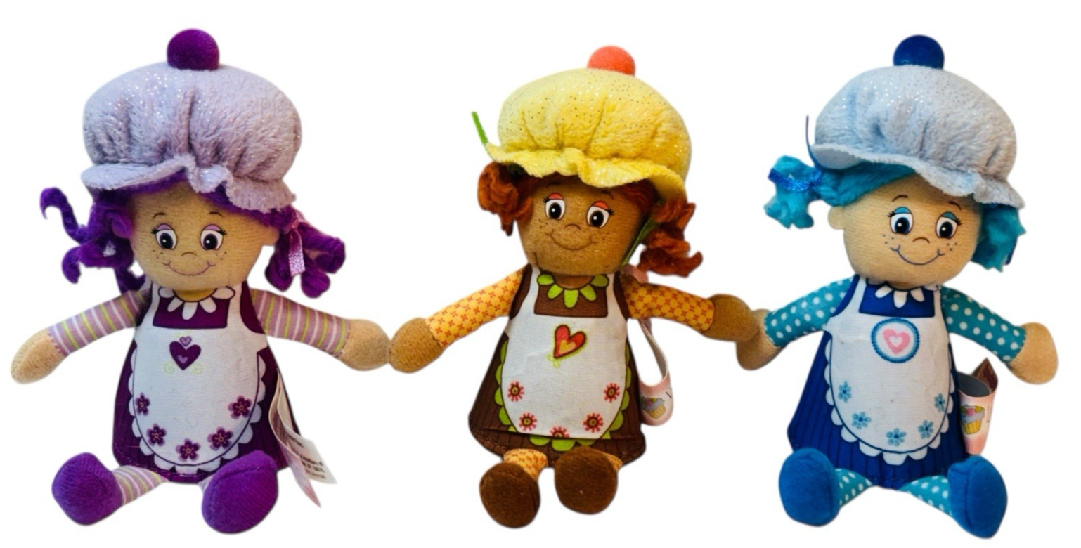 2011 Little Miss Muffins Dolls 8” Jay at Play Toy Collection Lot of 61