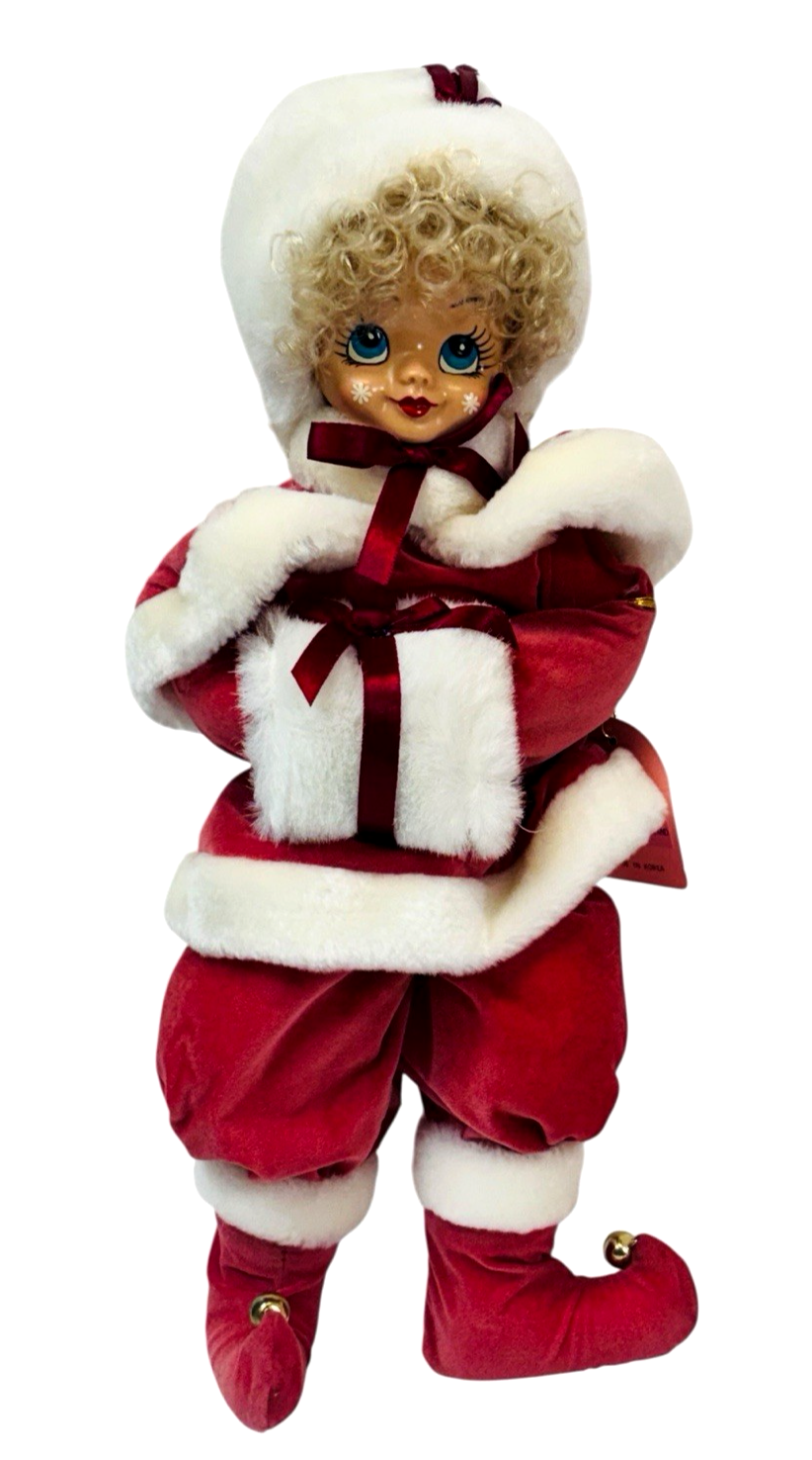 1986 Brinn's 1986 January Calendar Clown Doll Item 2NGN52-1 w/COA & Original Box1