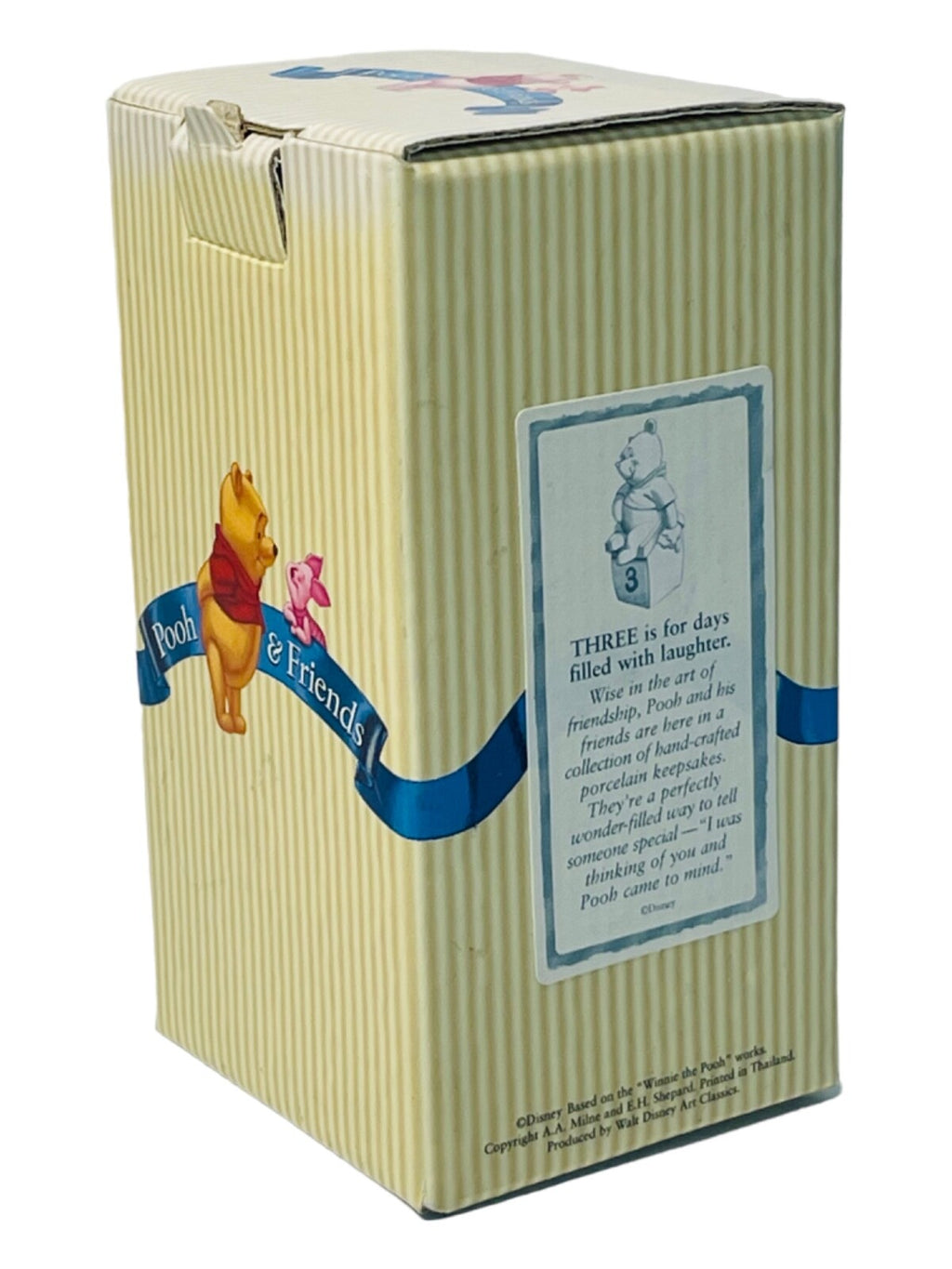 WINNIE POOH Figurine - Disney, ORIGINAL BOX W/PAPERS-MINT CONDITION.