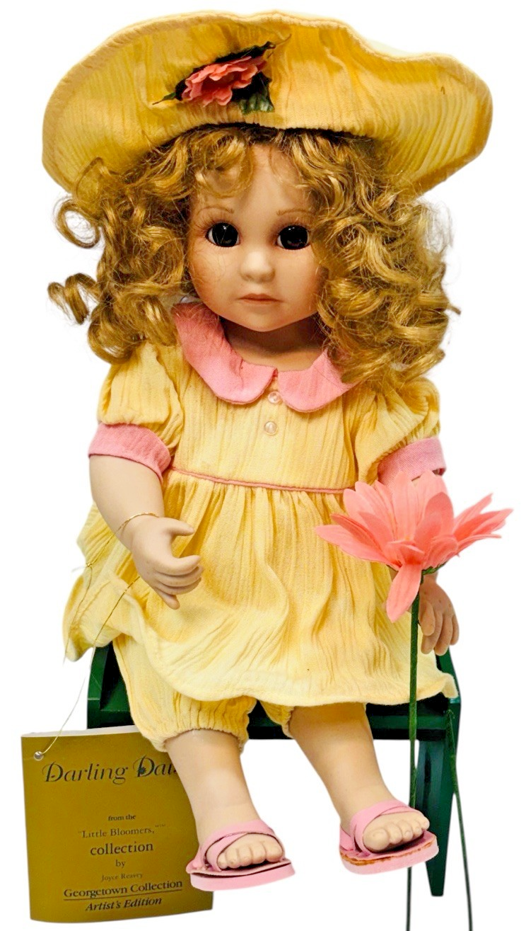 Darling Daisy" Porcelain Doll Artist Joyce Reavey Georgetown Collection w/COA0